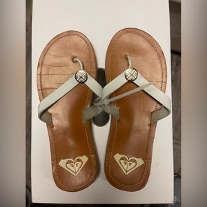Roxy Leather Flip-Flops